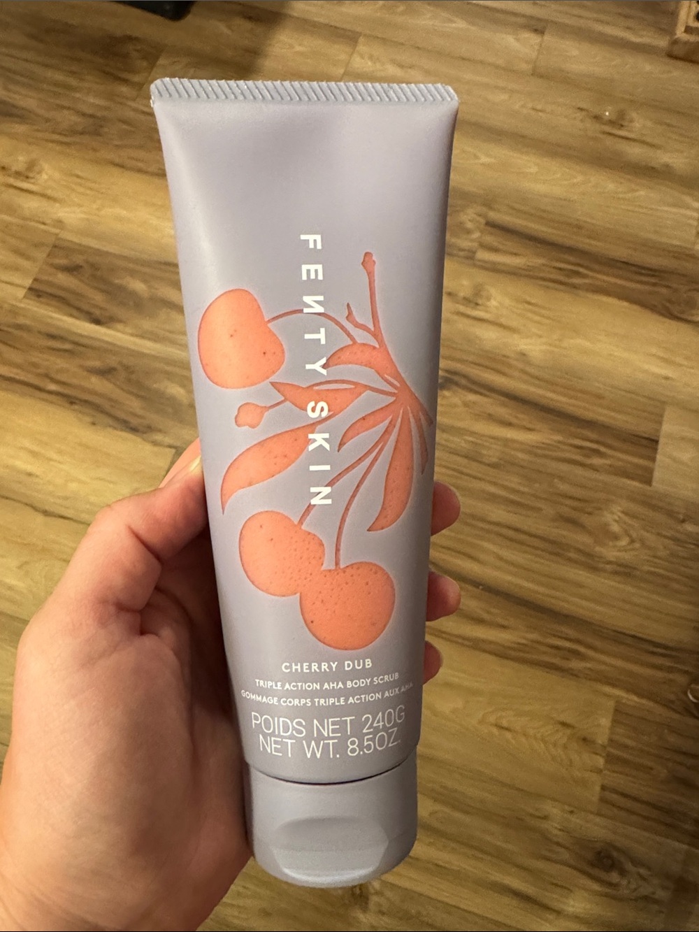 Fenty Skin Cherry Dub: Triple action AHA scrub